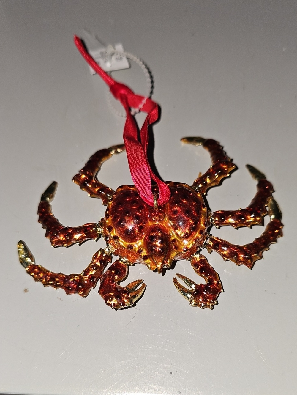 Dillard's Trimsetter/Trimmings Cloisonne Articulated Crab Ornament